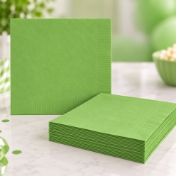 Lime Green Dinner Napkins 20 Pack